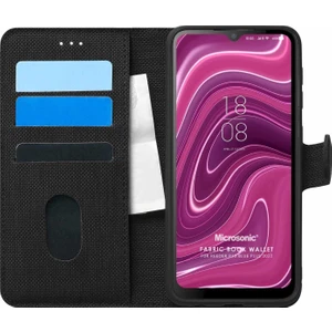 Reeder P13 Blue Plus 2022 Kılıf Fabric Book Wallet Siyah