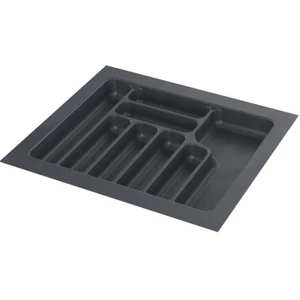 2287 54 * 49 cm Antrasit Plastik 8 Gözlü Kaşıklık