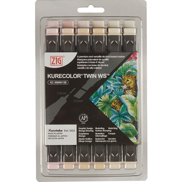 Zig Kurecolor Twin Naturel Colors 12'li Marker Set Fiyatı