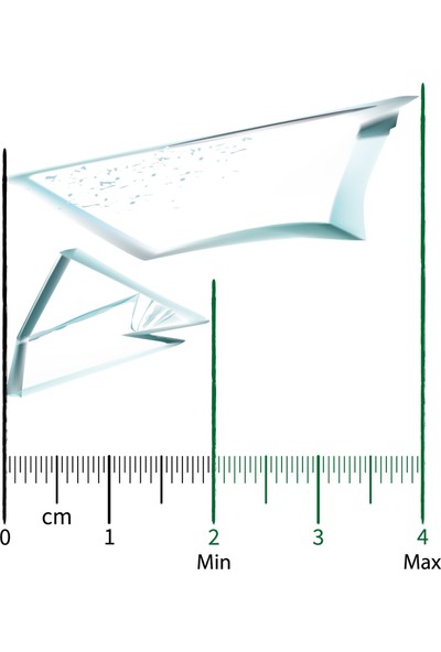 Glass & Gloss Kırık Cam Parçaları Transparan Seri Epoksi Reçine Için 2 - 4 mm 100 Gr.