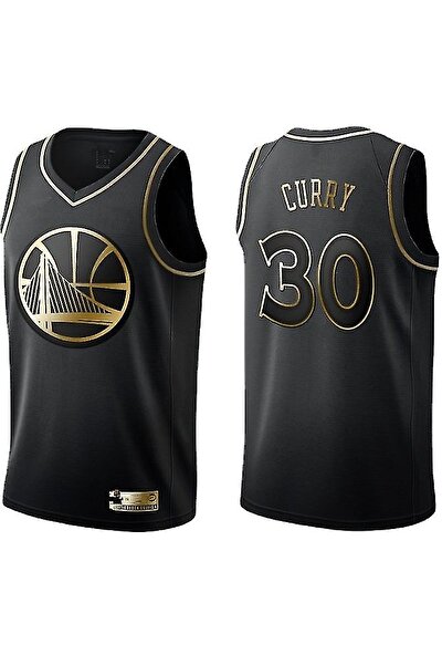 Nova Nba Ball Gold Edition Warriors Stephen Curry Işlemeli Basketbol Forması (Yurt Dışından)