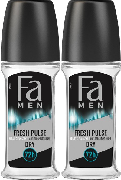 Fa Men Roll-On Fresh Pulse Tr 50Ml X 2 Adet