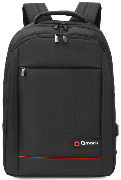 Mack MCC-006 15.6" Office USB Girişli Notebook Sırt Çantası Siyah