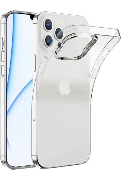 Dafoni Aircraft iPhone 13 Pro Ultra Ince Şeffaf Silikon Kılıf