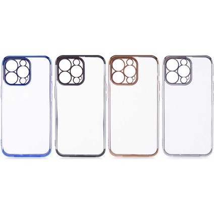 Apple iPhone 13 Pro Kılıf Kamera Korumalı 4 Köşeli Lazer Renkli Silikon Arka Kapak Siyah fiyatları