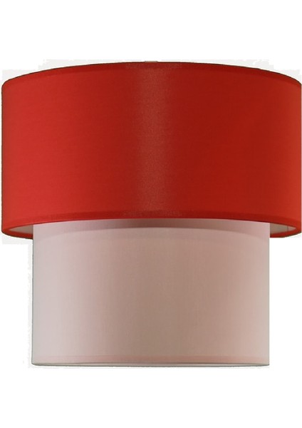 İkili Silindir Kumaş Avize Sarkıt-Kırmızı Pembe fiyatları