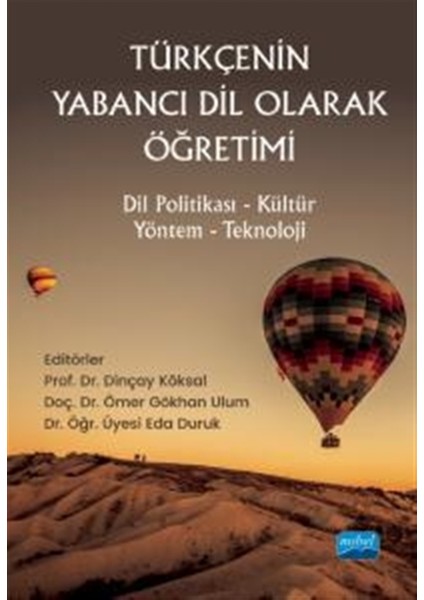 Türkçenin Yabancı Dil Olarak Öğretimi - Dinçay Köksal