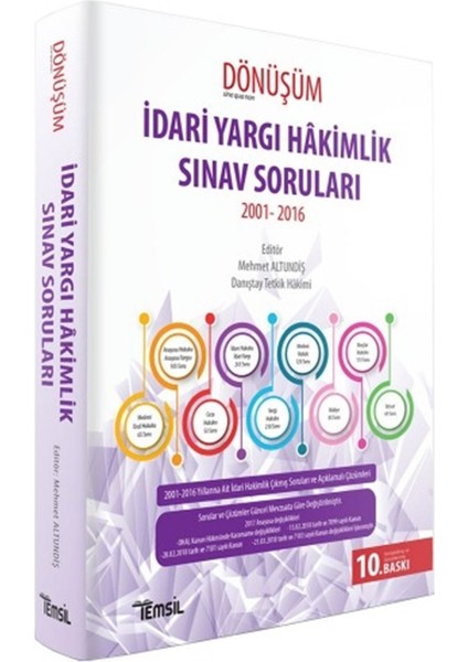 Dönüşüm Idari Yargı Hakimlik Sınav Soruları - Mehmet Altundiş