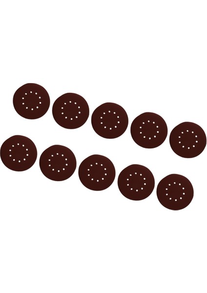 10 Adet Kanca ve Döngü Zımpara Diskleri Yuvarlak Zımpara Kumlama Levha 225MM 9 '' 2000 # (Yurt Dışından)