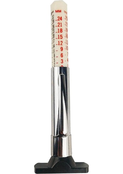 Test Cihazı Motorlu Araba Bisiklet Lastik Sırtı Derinlik Ölçer Metrik Standart Tedbir 0-25MM (Yurt Dışından)
