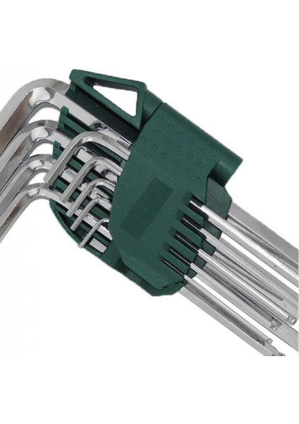 9 Paket Top Başlığı Sonu Hex Anahtarı H1.5, H2, H2.5, H3, H4, H5, H6, H8, H10 (Yurt Dışından)