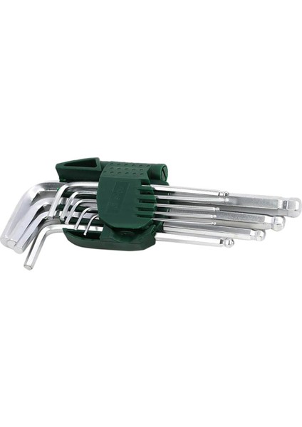 9 Paket Top Başlığı Sonu Hex Anahtarı H1.5, H2, H2.5, H3, H4, H5, H6, H8, H10 (Yurt Dışından)