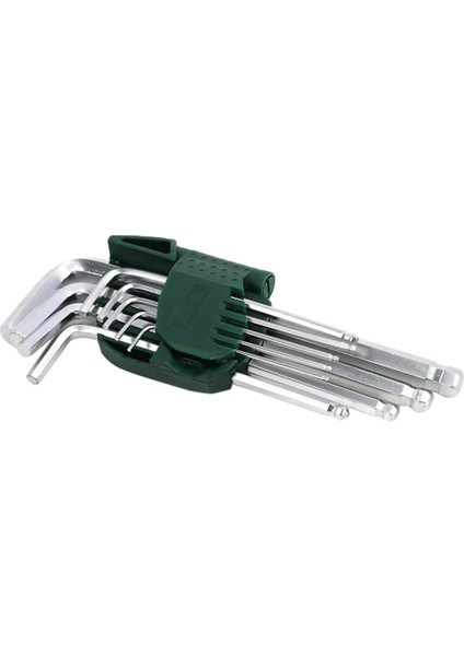 9 Paket Top Başlığı Sonu Hex Anahtarı H1.5, H2, H2.5, H3, H4, H5, H6, H8, H10 (Yurt Dışından)