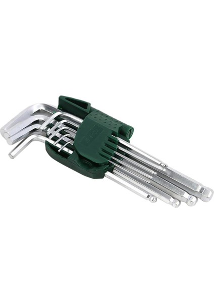 9 Paket Top Başlığı Sonu Hex Anahtarı H1.5, H2, H2.5, H3, H4, H5, H6, H8, H10 (Yurt Dışından)