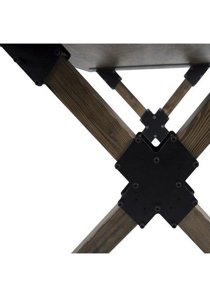 Doğal Ağaç Masif Kütük Masa 60CM x 120CM ( Ağaç Ayak )