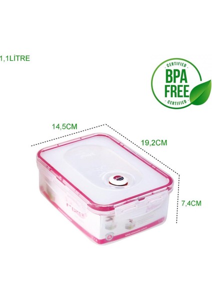 Moon Star Vakumlu Hava Geçirmez Saklama Kabı 1,10 LT+POMPA-MVAC181 modelleri
