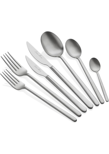 Allegra Mat 42 Parça Çatal Kaşık Bıçak Seti