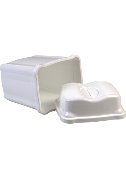 Çöp Kutusu Tezgah Üstü Girdap Kapaklı 2 Lt Beyaz modelleri