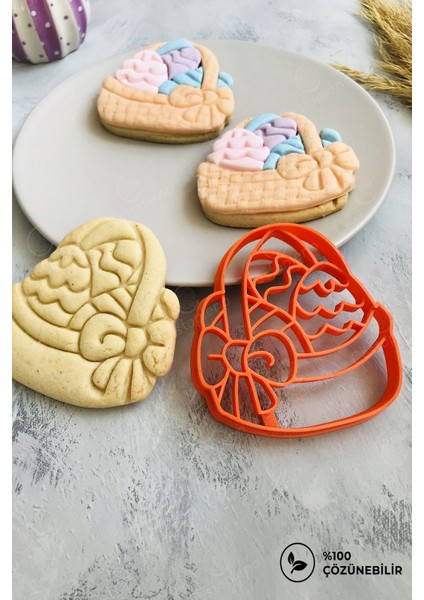 Paskalya Yumurta Sepeti Hamur Şekillendirici Turuncu fiyatları