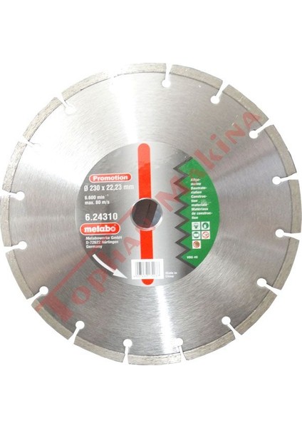 6.24310 Elmas Daire Testere Bıçağı 230MM