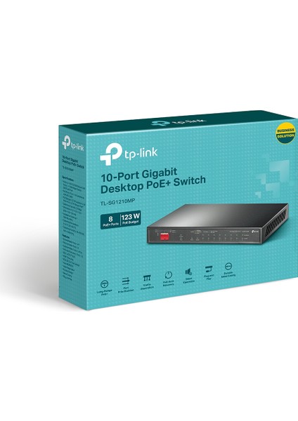 TL-SG1210MP 10PORT 10/100/1000 Yönetilemez Poe Swıtch