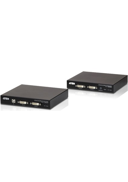 ATEN-CE624 USB Dvı Dual View Hdbaset 2.0 Kvm Mesafe Uzatma Cihazı