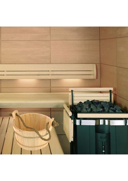 Taşınabilir Sauna Kova Aksesuarları Sauna Banyo Sauna Odası Için Doğal Banyo (Yurt Dışından)