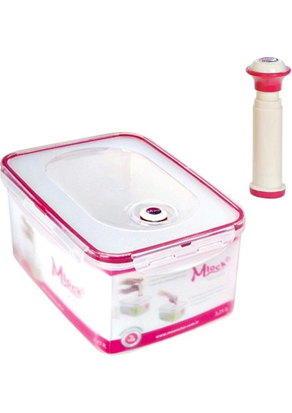 Moon Star Vakumlu Hava Geçirmez Saklama Kabı 3,25 LT+POMPA-MVAC185
