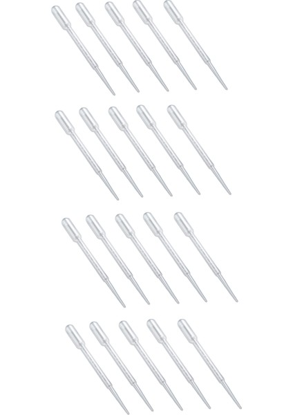 Pastör Pipet 3 ml Plastık -20 Adet