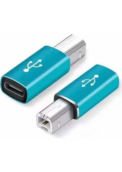 USB Type C To USB B Yazıcı Çevirici Type C Prınter Adaptör