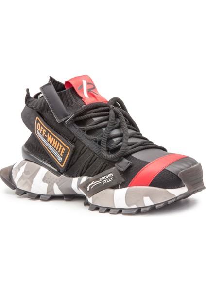 Gj 303 2 Siyah Bayan Sneaker Kadın Casual