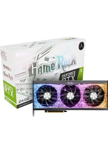 RTX3090TI Gamerock 24GB 384BIT GDDR6X (NED309T019SB-1022G) Ekran Kartı