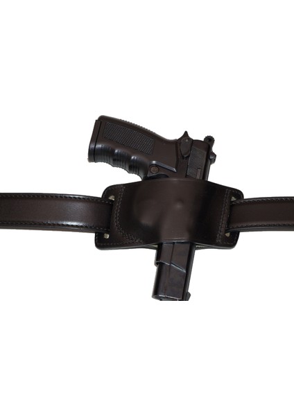 Canik TP9, Sar 9, Sar9 Mete, SA XD, HS, Zigana T, Zigana Sport, Girsan MC 28 SA Deri Tabanca Kılıfı - Solak - K-L-659-S