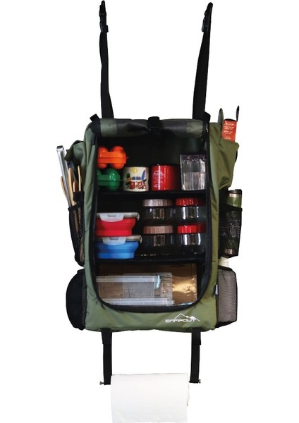 Campout Su Geçirmez Taşınabilir Mutfak Seti Doğa Yürüyüşleri için Pratik Kullanım