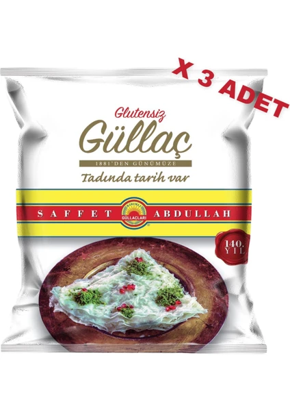 Saffet Abdullah Glutensiz Mini Güllaç 100 gr x 3