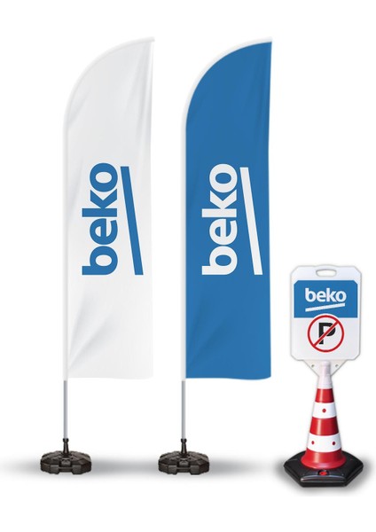 Beko Reklam Yönlendirme Tanıtım Yelken Bayragı ve Kücük Duba