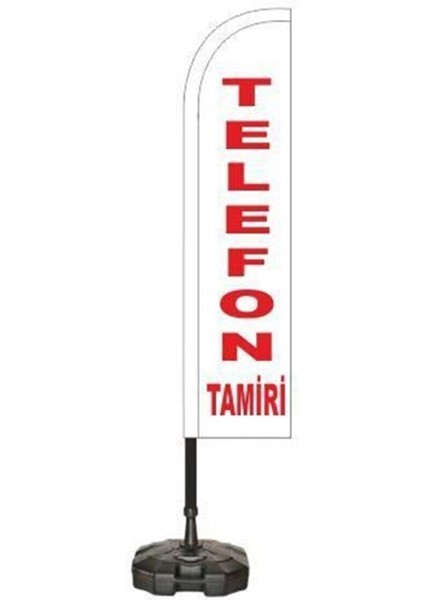 Telefon Temalı Yelken Bayrak