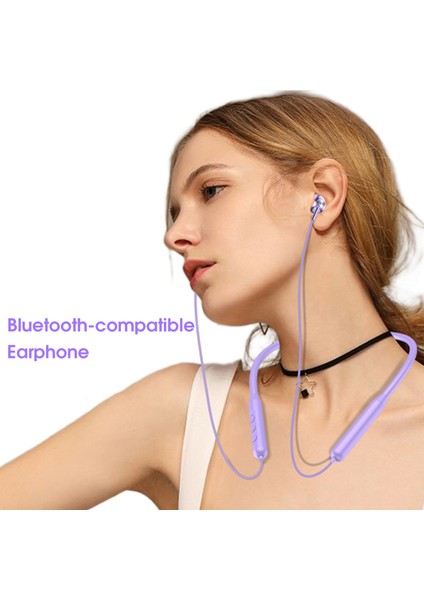 Handsfree Bluetooth Uyumlu Kulaklık Rahat Giyen Abs Gürültü Azaltma Su Geçirmez Kablosuz Kulaklık Apple İçin (Yurt Dışından)