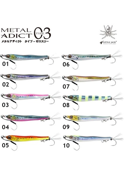 Metal Adict 03 90 mm 40 gr Jig Yem - 10 fiyatları