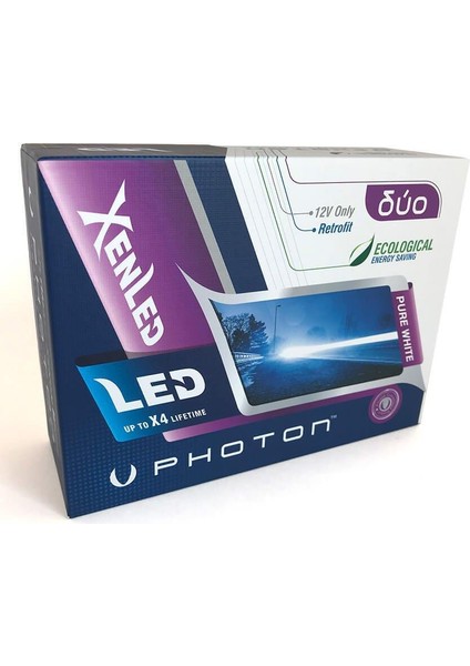 Duo H3 LED Xenon 6000 Lümen Headlight