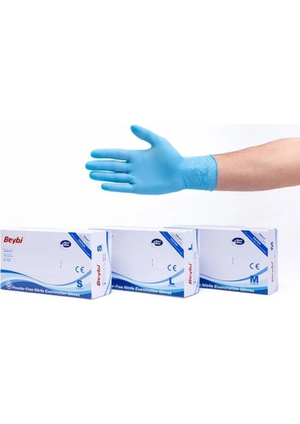 Nitril Pudrasız Mavi Small 100LÜ modelleri