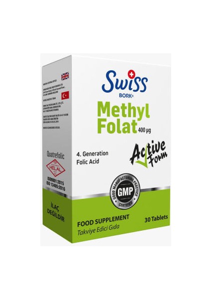 Bork Methyl Folat 30 Tablet