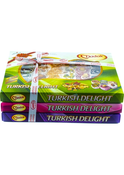 3'lü Bağlama Paket Lokum 3X400 gr