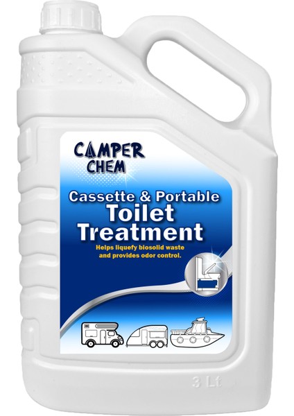 Karavan Tekne Tuvalet Kimyasalı -Camper Chem Toilet Treatment-Atık Parçalayıcı ve Koku Giderici