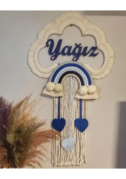 Makrome Bebek Kapı Süsü