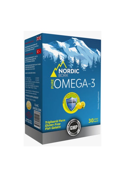 Bork Pure Omega-3 30 Kapsül