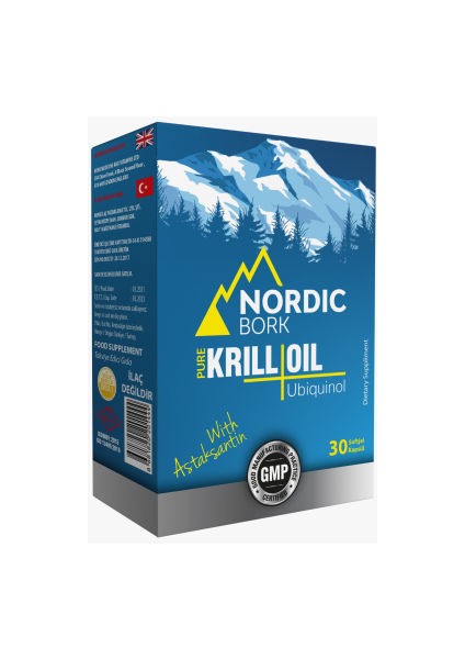 Bork Pure Krill Oil Q10 Soft Gel 30 Kapsül