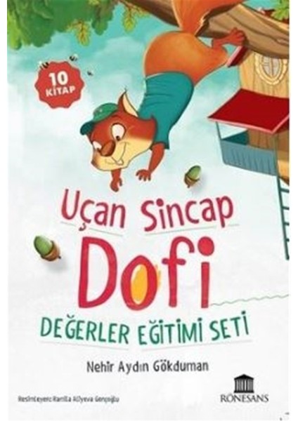 Uçan Sincap Dofi Değerler Eğitimi Seti (10 Kitap Takım) - Nehir Aydın Gökduman