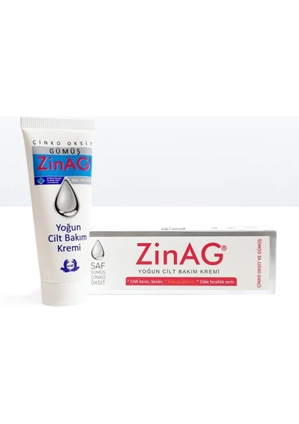 ZinAG Nano Gümüş Katkılı Cilt Kremi 30 ml