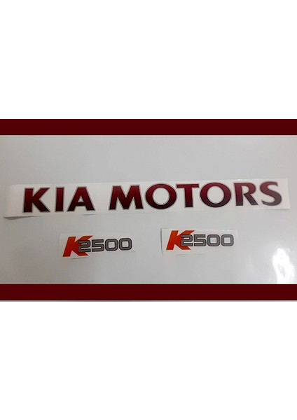 Kıa Motors Etiket K2500 SET